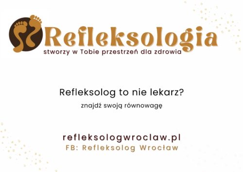 Refleksolog nie jest lekarzem.